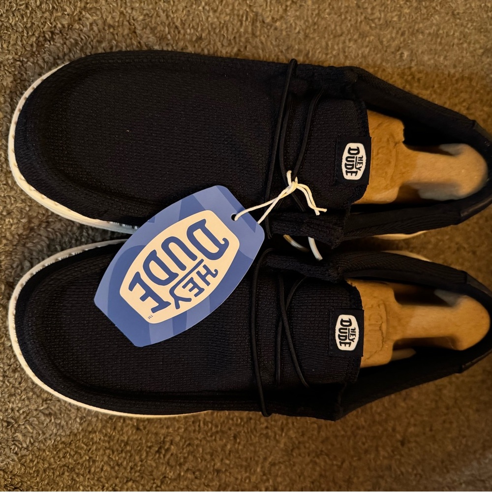 Hey Dude Black Casual Shoes